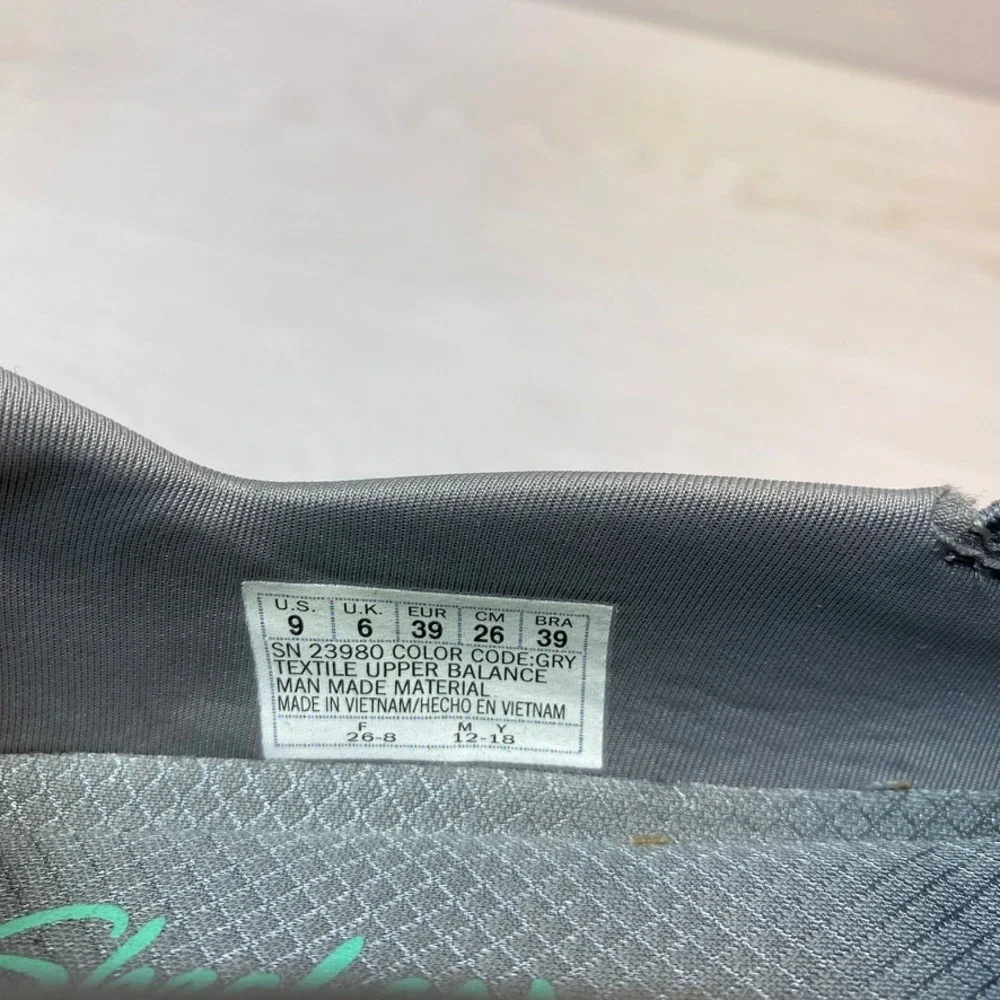 Skechers Womens 9 Slip On Shoes Ruffle Grey Textile Air Cooled Memory Foam 23980